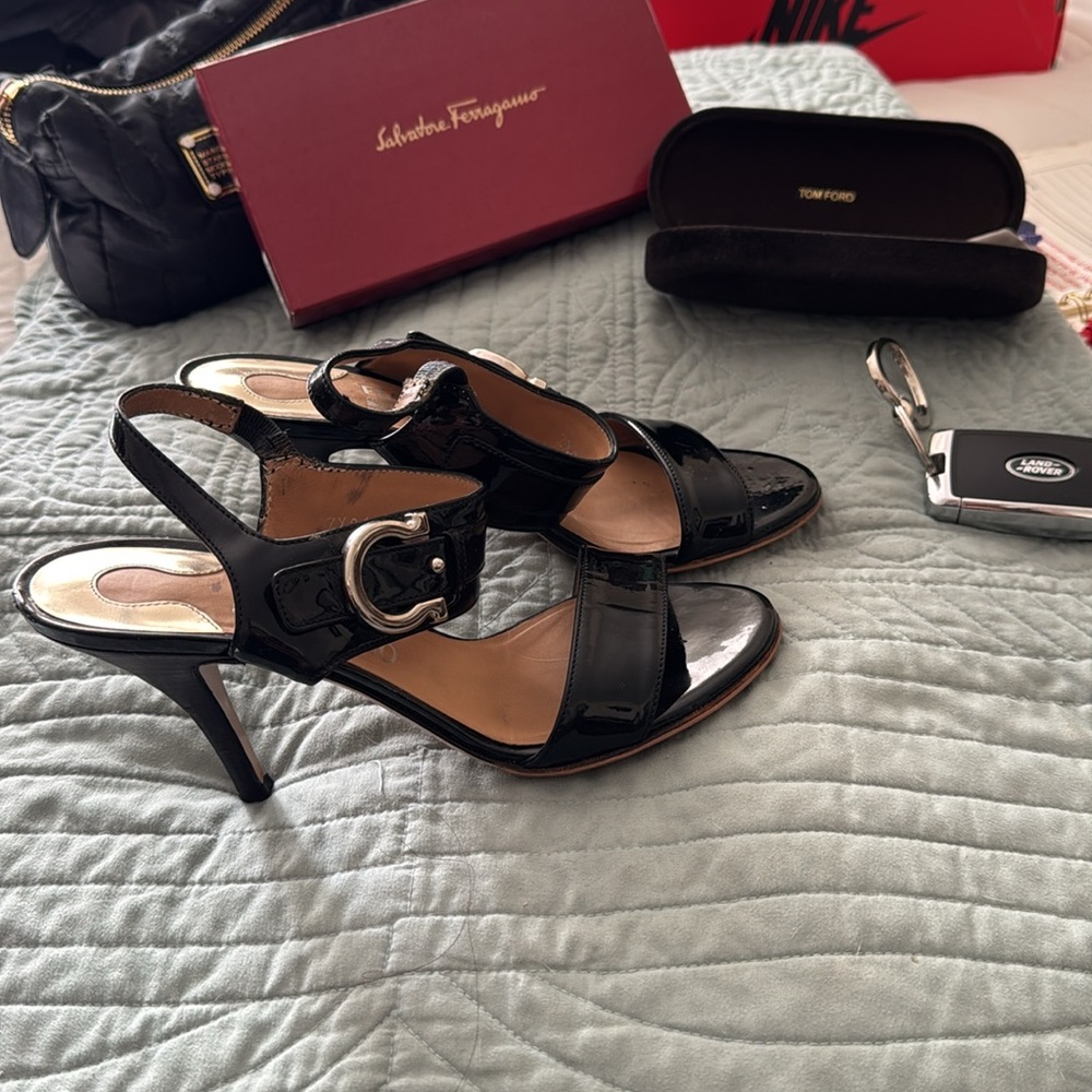 Salvatore Ferragamo Black Women's Heels - Picture 2 of 11